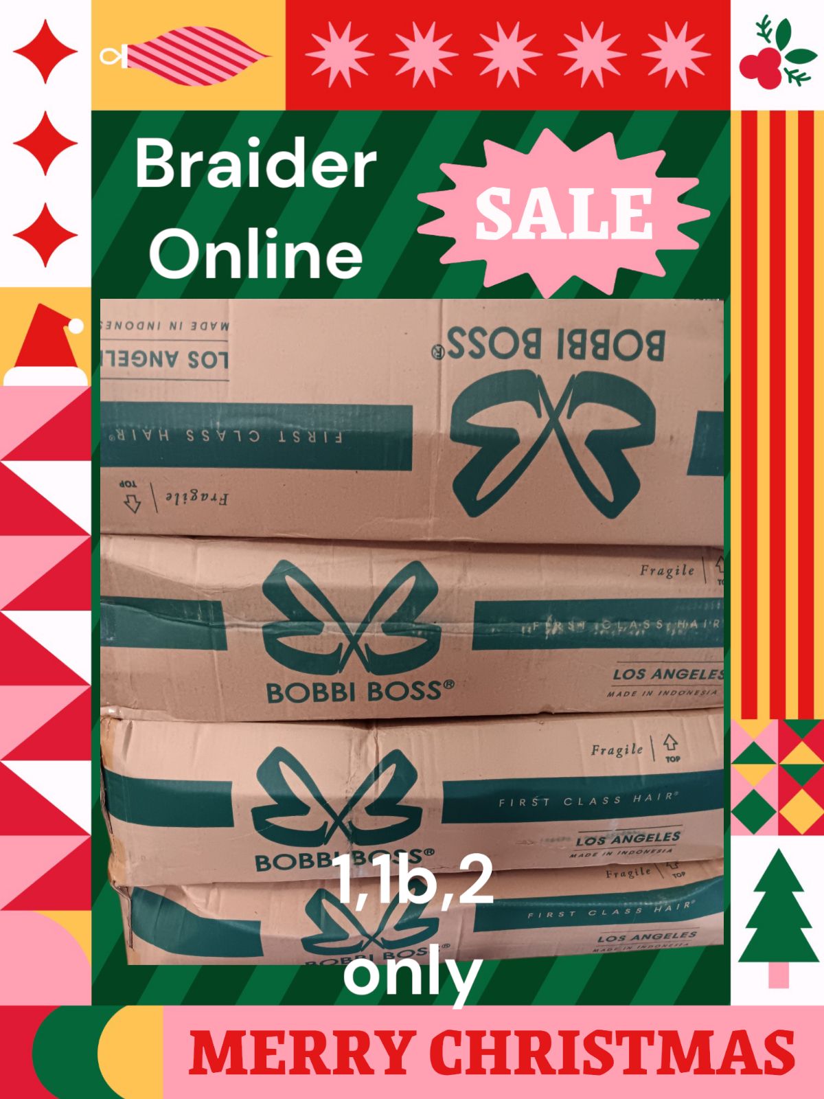 Bobbi Boss Braiding Hair Box wholesale