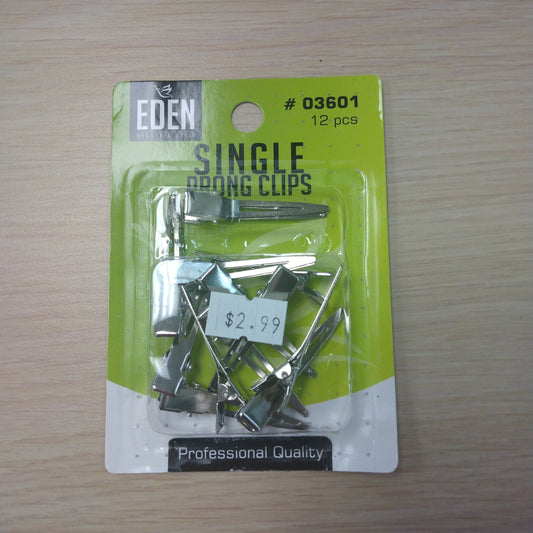 Single Prong Clips