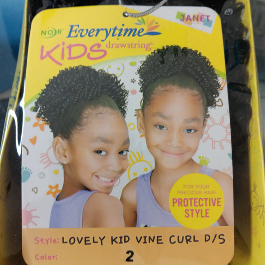 Kids Drawstring ponytail