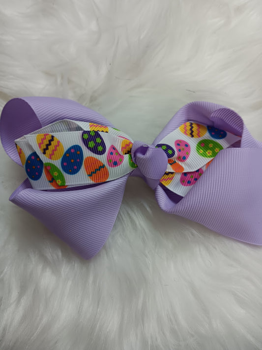 Large Easter Hair Bow
