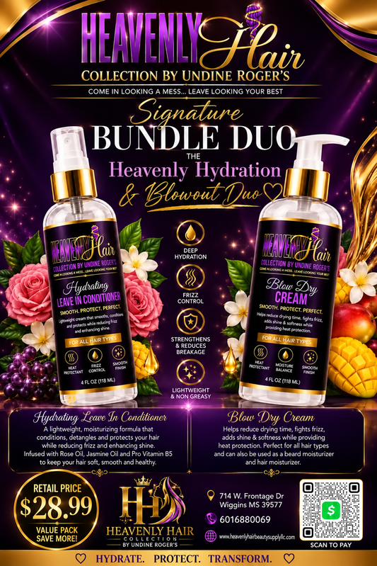 "The Heavenly Hydration & Blow Out Duo"