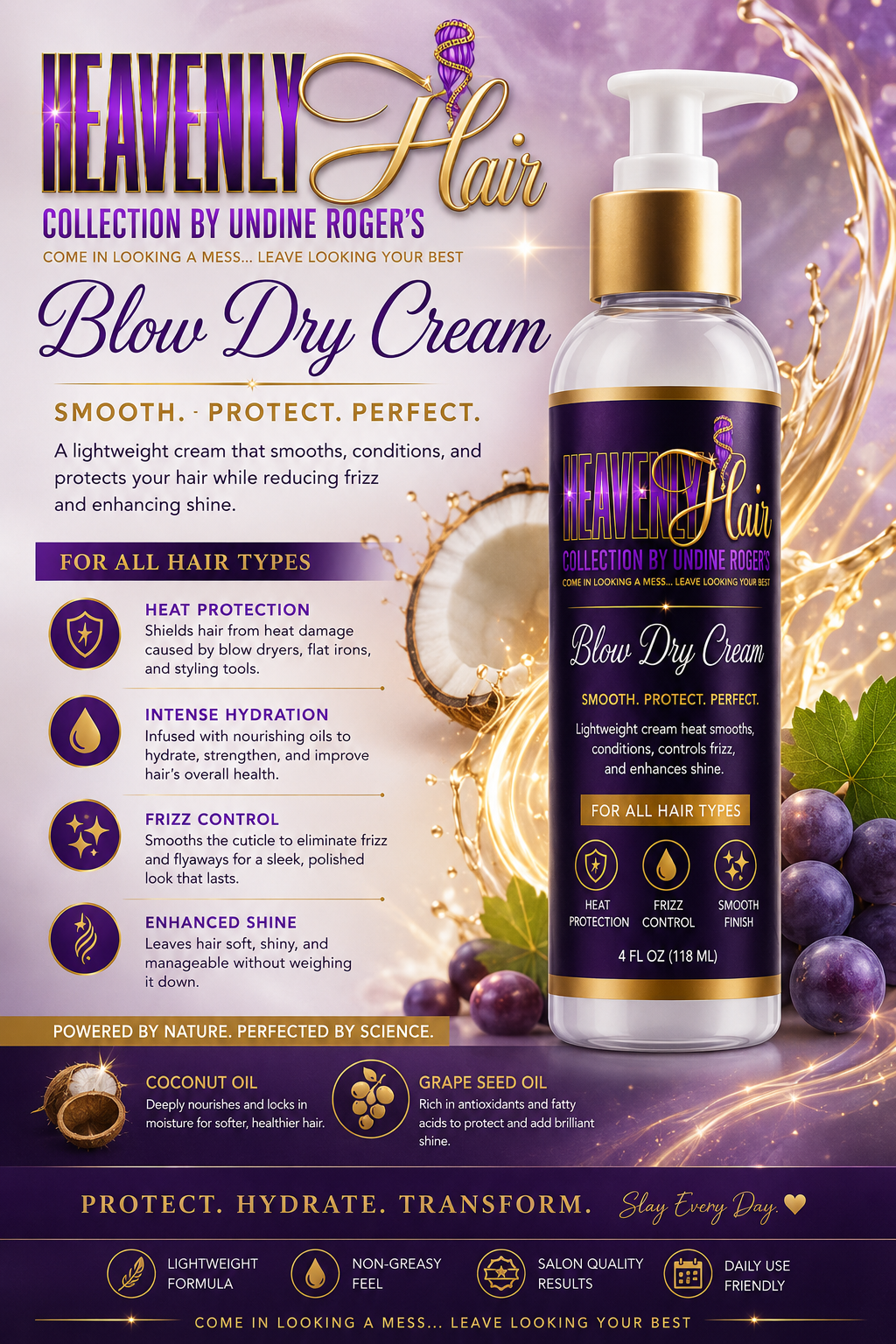 Heavenly Hair Collection By Undine Roger's Thermal Combo Pre-Sale