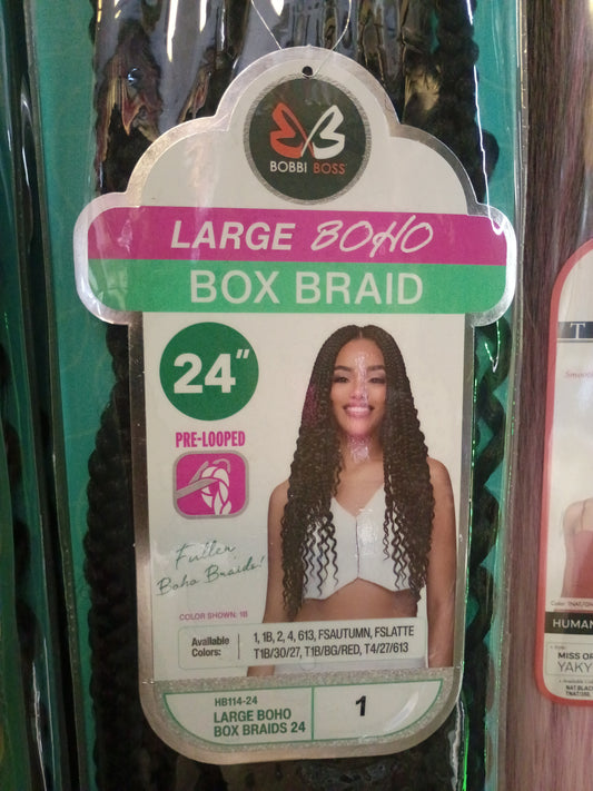 Bobbi Boss large Boho box braids