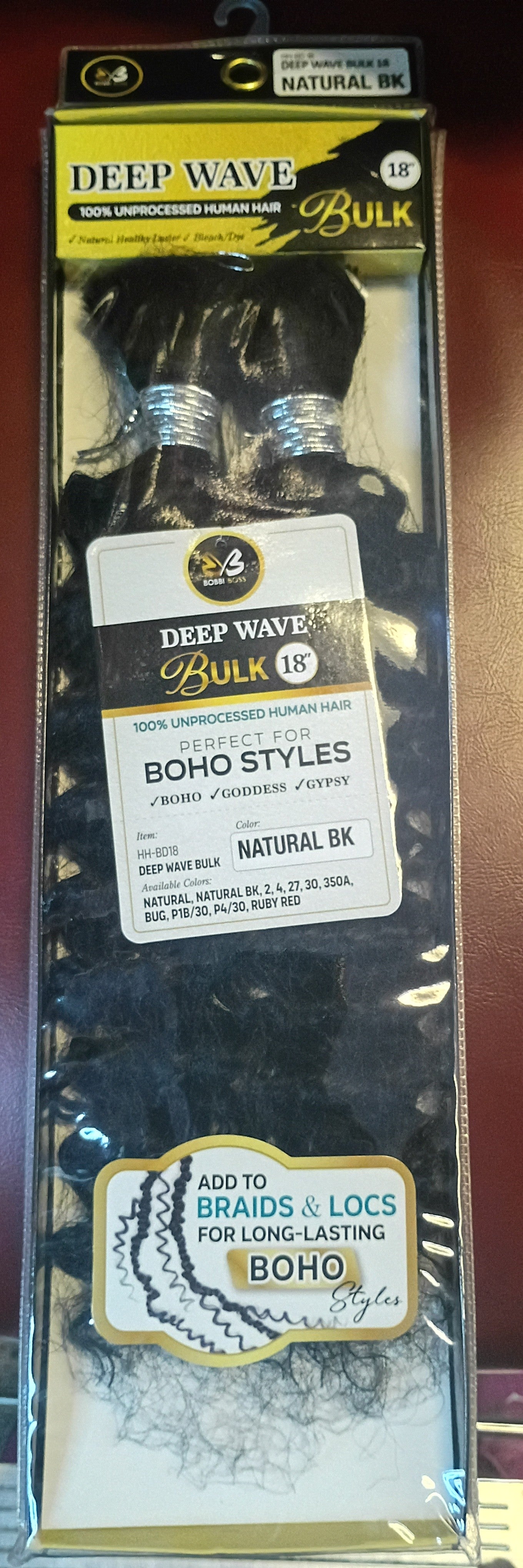 100% Human Hair Deep Wave Bulk