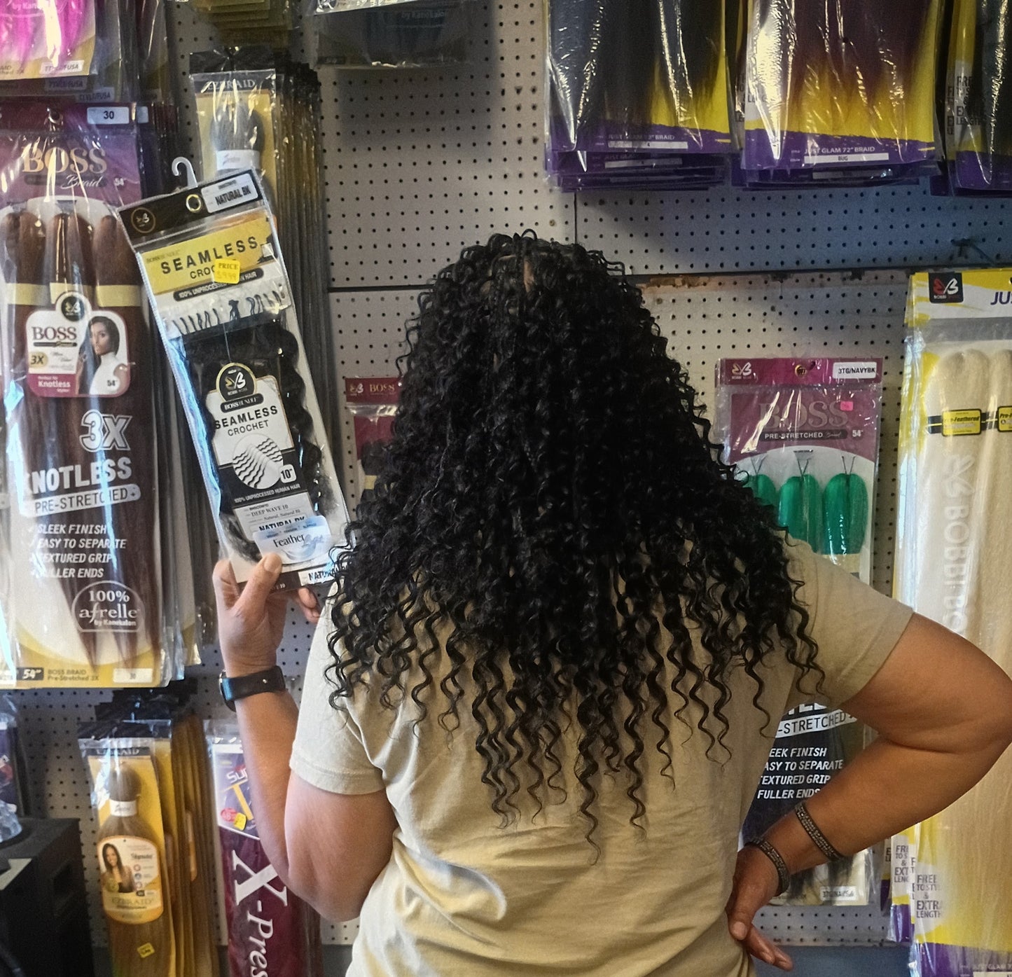 Seamless Crochet 100 % Human Hair