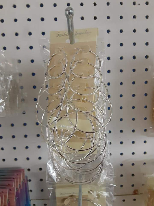 Silver & Gold  Hoops